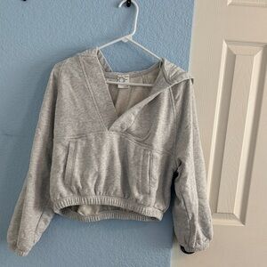 Aerie Light Gray Women's Hoodie